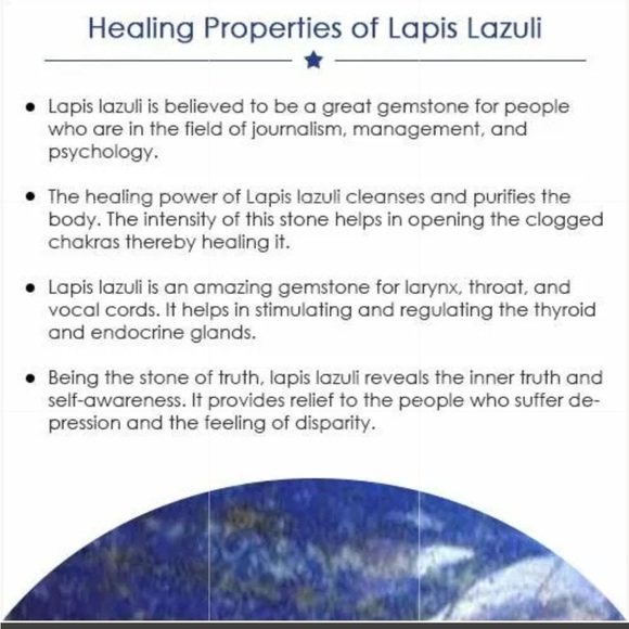 Lapis ring 7.5 - Picture 5 of 5